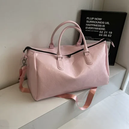 PU Leather Oversize Travel Bag - Image 11