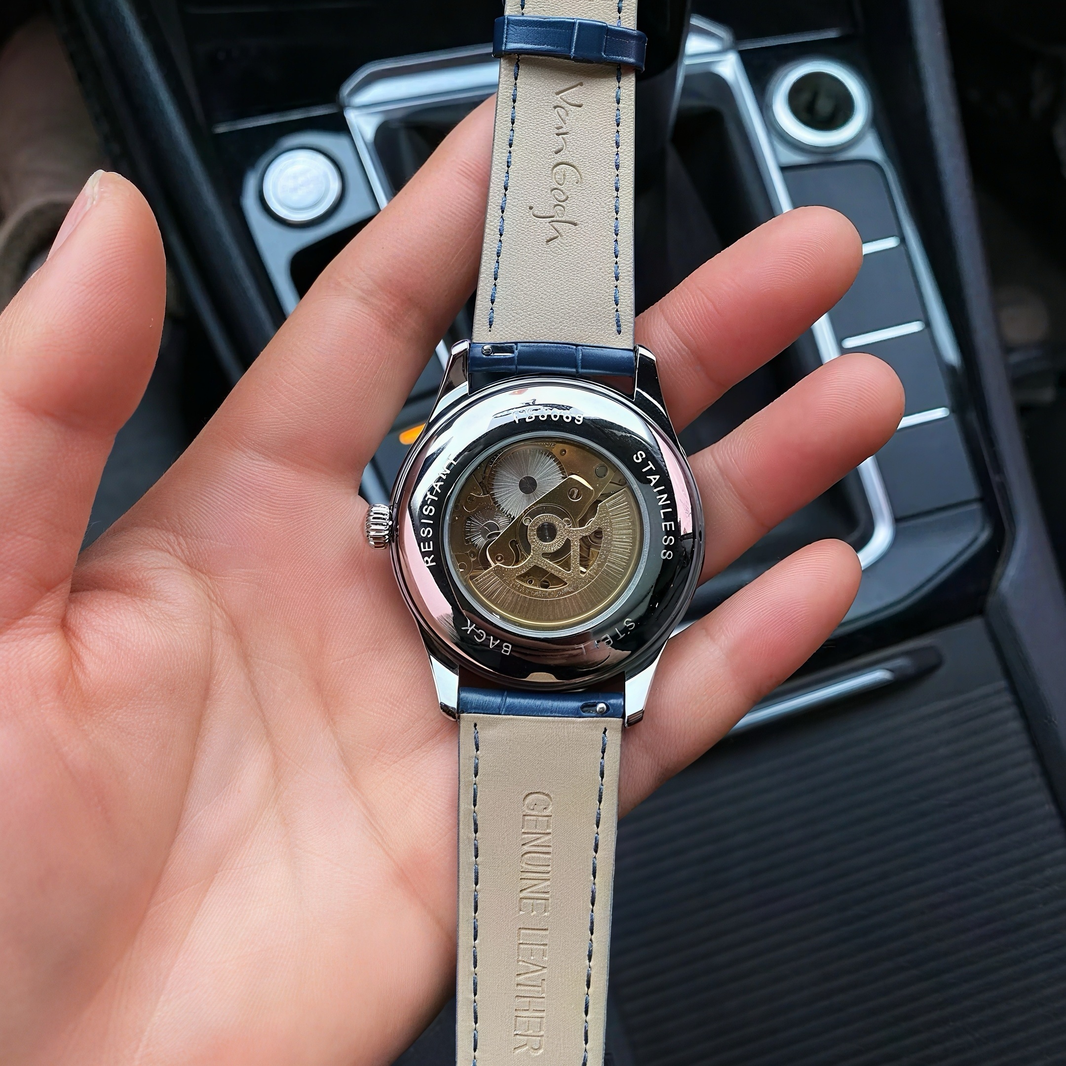VanGogh Men's Geneva Series Art Automatic Mechanical Watch - Image 5
