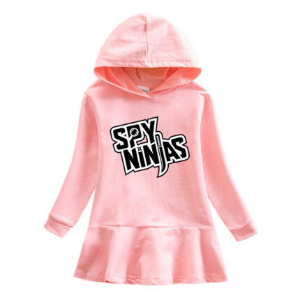 Children's hooded sweatshirt dress - Image 6