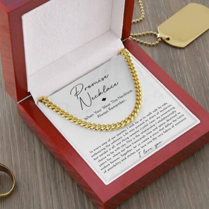 Stainless steel necklace with double-sided polished titanium steel chain - Image 4