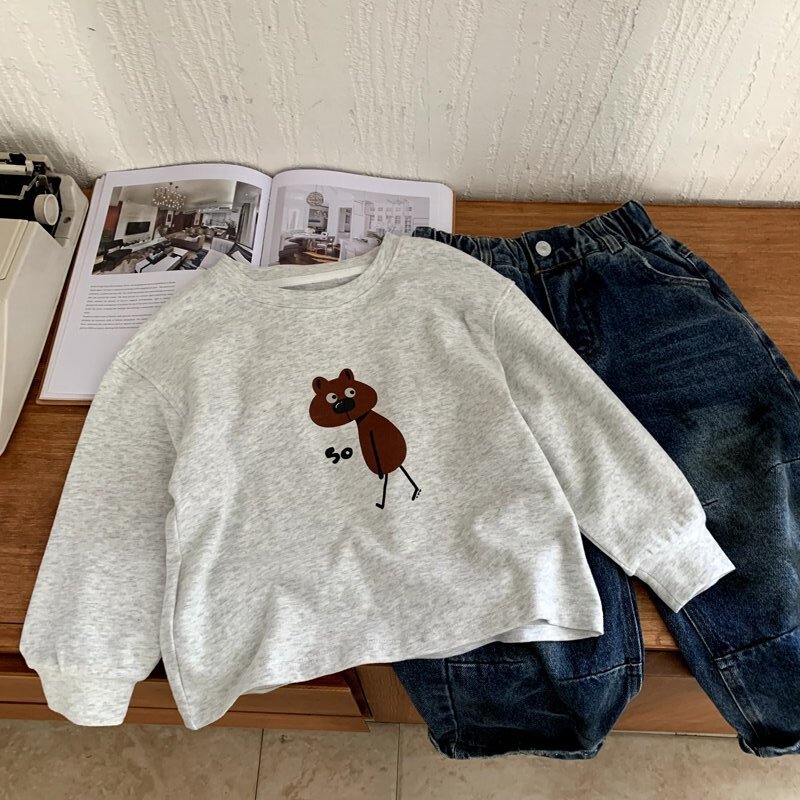 Boys' hoodie for spring and autumn children's autumn top