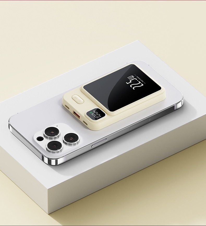 Magnetic suction power bank fast charging, compact and portable mobile power supply - Image 5