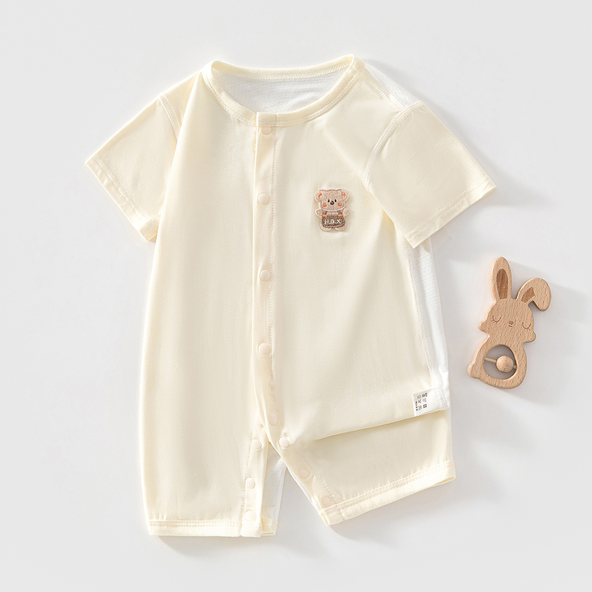 Lightweight Short Sleeve Romper for Boys and Girls - Image 7