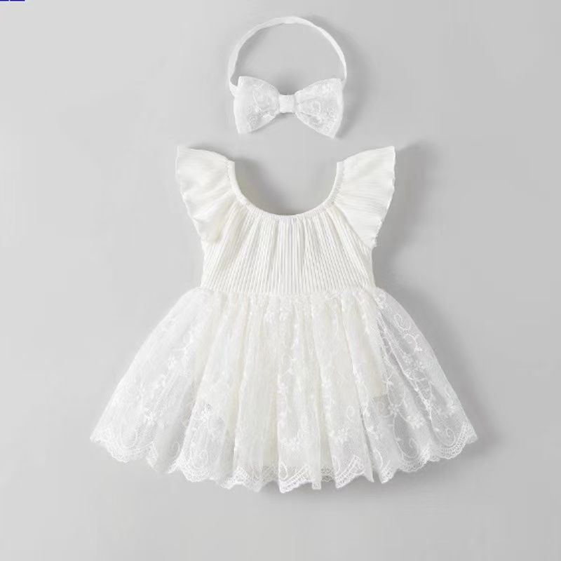 Baby Dress Romper, Thin Cotton Baby Girl Onesie