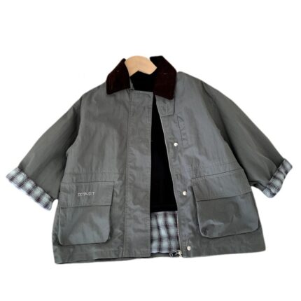 Boys' outerwear baby windbreaker spring and autumn clothes - Image 5