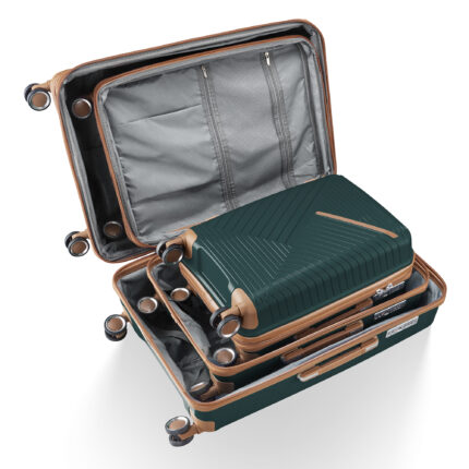 Luggage set of 4 pieces (14/20/24/28) with 4 360 degree silent rotating wheels made of PP material and durable TSA lock - Image 22