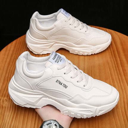 Men's Shoes Fashionable Casual Breathable Height-Enhancing Running Sports Dad Shoes - Image 6