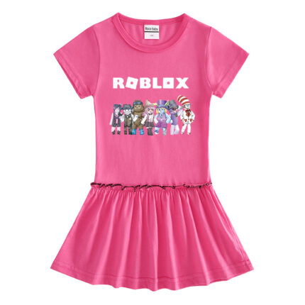 Children's short sleeved dress made of cotton - Image 7