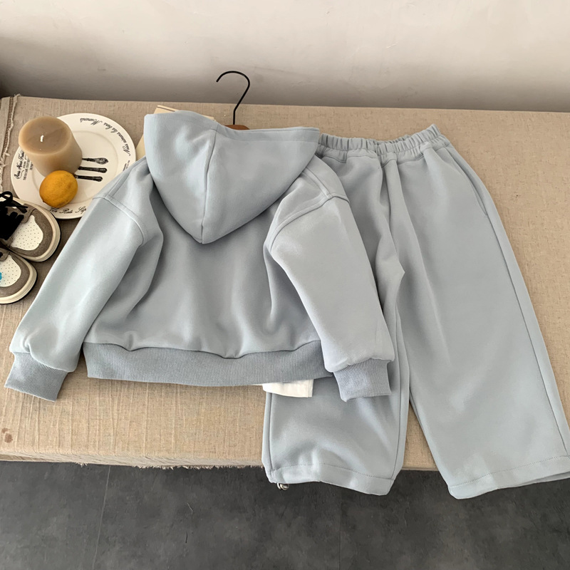 Sports suit children's coat sweatpants two-piece set