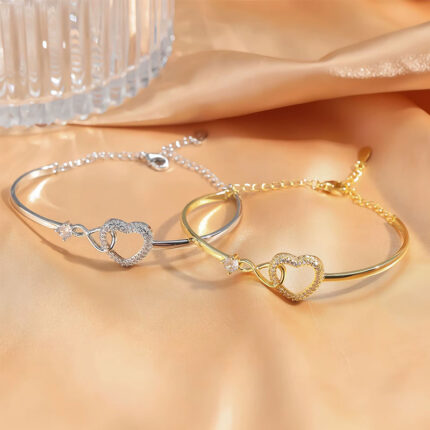 2025 Infinite - Symbol Hollow - Heart Bracelet for Daughter, with Gift Box, Ideal for Her Birthday Party and as an Adult Gift - Image 4