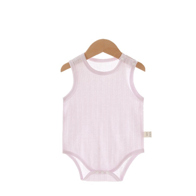 Baby Sleeveless Onesie Lightweight  Infant Romper Unisex Newborn Bodysuit