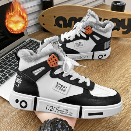 Winter Slippers Warm Men Shoes Waterproof Non-Slip Plush Sneakers Male shoes Boots Men Sneakers Winter - Image 3