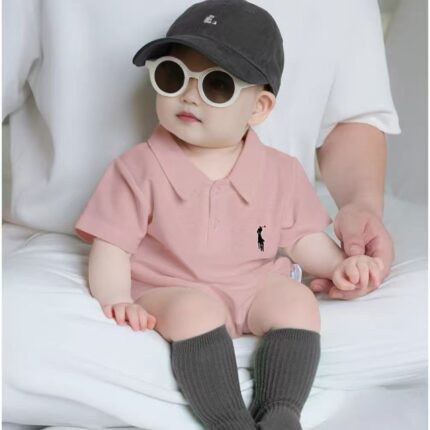 Baby Boy Short Sleeve Onesie Lightweight Outing - Image 8