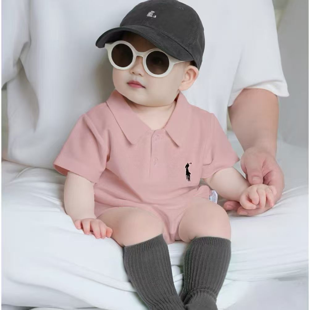 Baby Boy Short Sleeve Onesie Lightweight Outing - Image 8