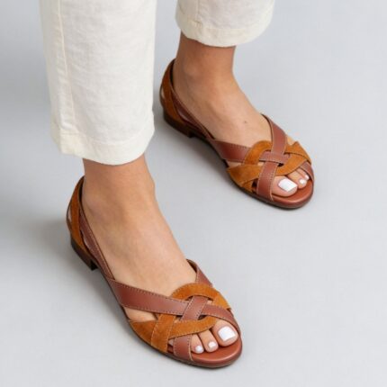 Made to order ships in 3–5 days Hollow-out Birdcage Flat Sole Breathable Mesh Sandals Beach Shoes - Image 2