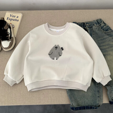 Boys' tops children's hoodies autumn pullovers - Image 3