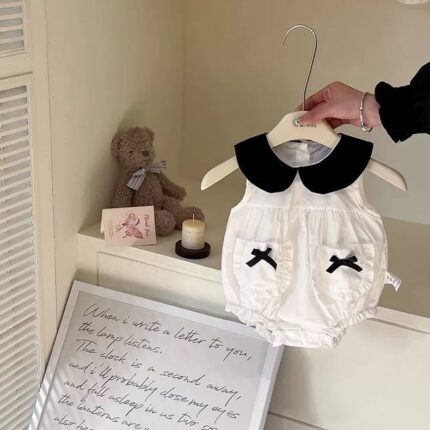 Onesie Baby Princess Cute and Stylish Sleeveless Bodysuit Outfit - Image 4