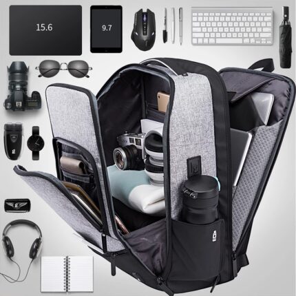 New Fashion Business Travel Backpack Men's Travel Outdoor Computer Backpack Waterproof Student School Bag - Image 3