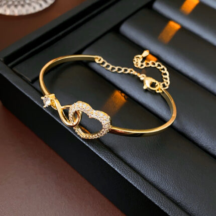 2025 Infinite - Symbol Hollow - Heart Bracelet for Daughter, with Gift Box, Ideal for Her Birthday Party and as an Adult Gift - Image 3