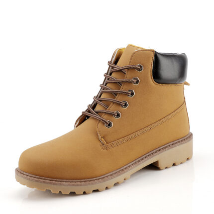 Fashionable high top Martin boots for men casual Baotou workwear shoes autumn and winter men's boots - Image 8