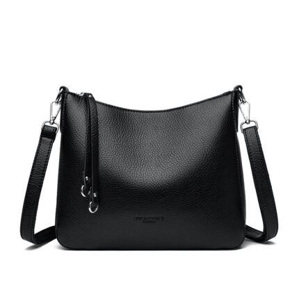 Fashionable Versatile Genuine Leather Women's Shoulder Crossbody Handheld Bag - Image 5