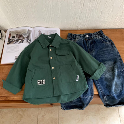 Versatile tops college style children's clothing - Image 6