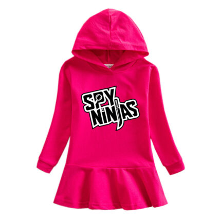 Children's hooded sweatshirt dress - Image 10