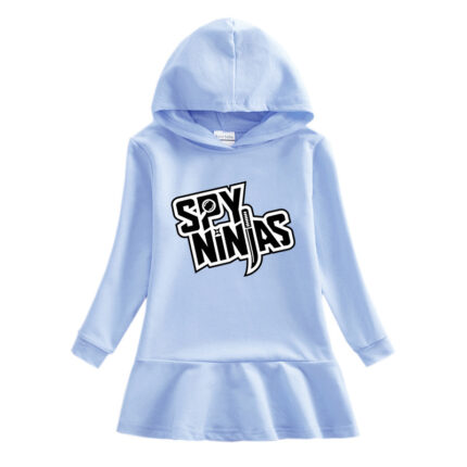 Children's hooded sweatshirt dress - Image 4