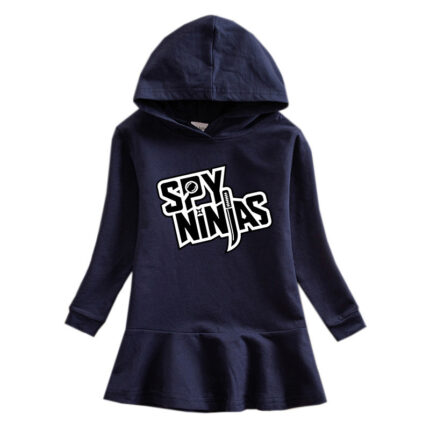 Children's hooded sweatshirt dress - Image 9
