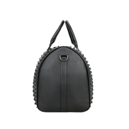 Rivet-studded Large-capacity Short-trip Tote Travel Bag - Image 5