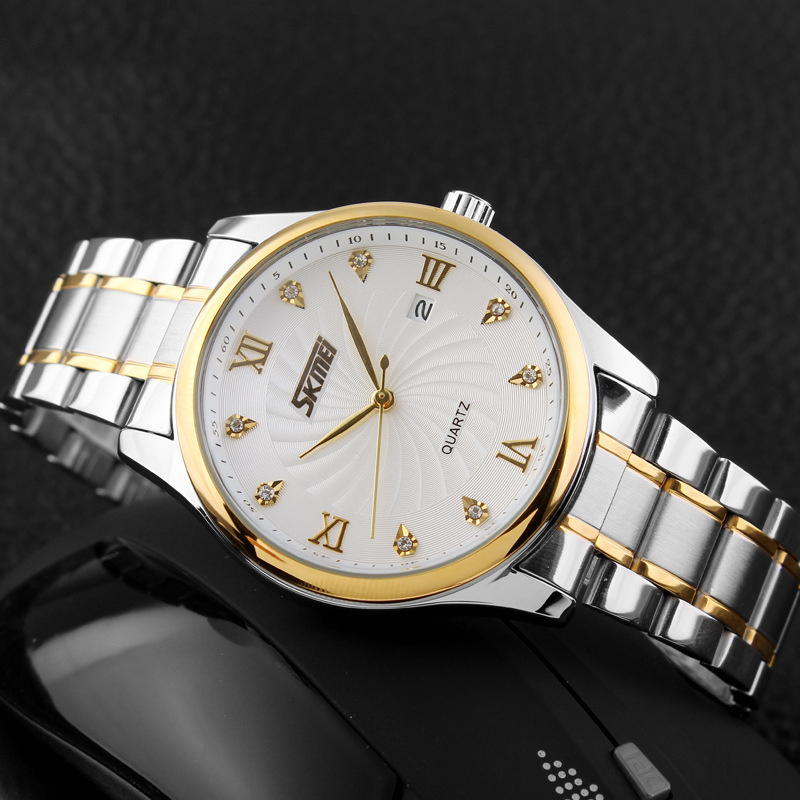 Steel Band Waterproof Quartz Watch Men's Watch