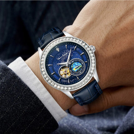 VanGogh Men's Geneva Series Art Automatic Mechanical Watch - Image 2