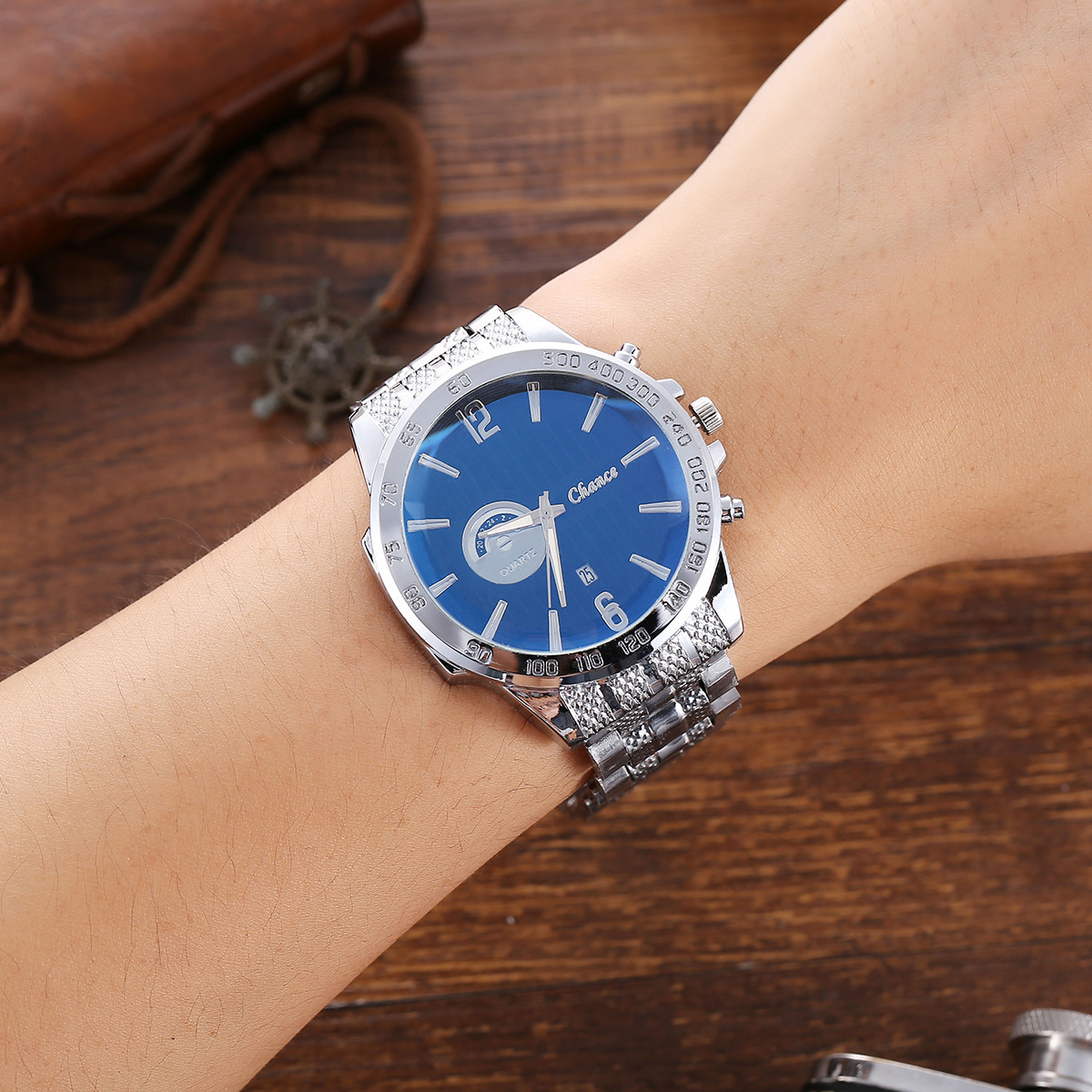 Wallet Pen  Glasses  Cuffs  Business Watch  Keychain - Image 3